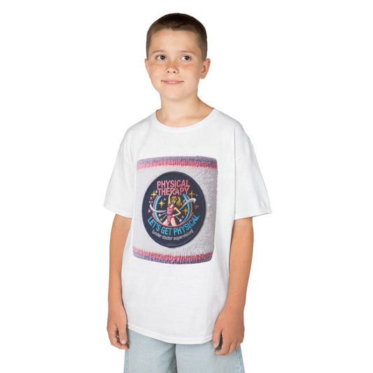 Color: White | Let's Get Physical Kids Tee