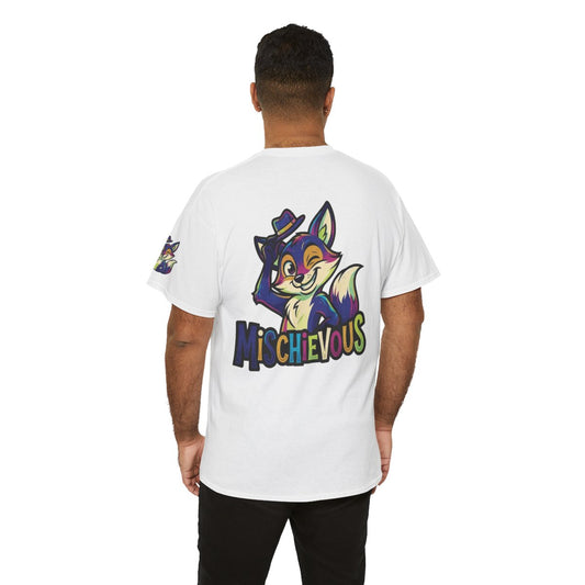 Color: White | Mischievous Premium Graphic Tee