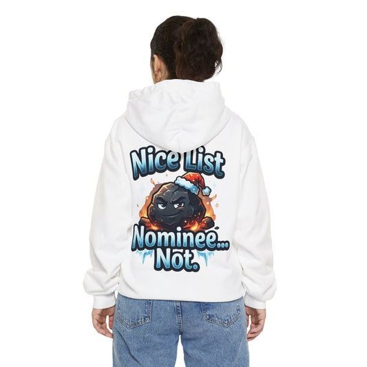 Color: White | Nice List Nominee Garment-Dyed Hoodie