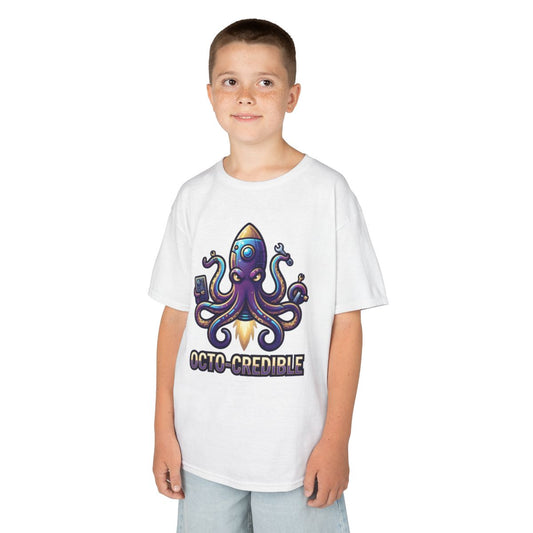 Color: White | Octo Credible Kids Tee