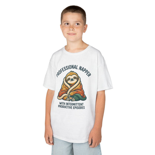 Color: White | Professional Napper Kids Tee
