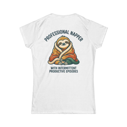 Color: White | Professional Napper Women's Tee