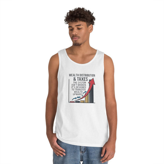 Color: White | Protest Series - Follow The Money Tank Top