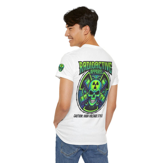 Color: White | Radioactive Apparel Premium Graphic Tee