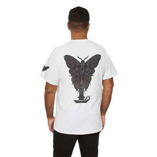 Color: White | Skeleton Moth Premium Graphic Tee