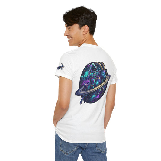 Color: White | Space Explorer Capricorn Premium Graphic Tee