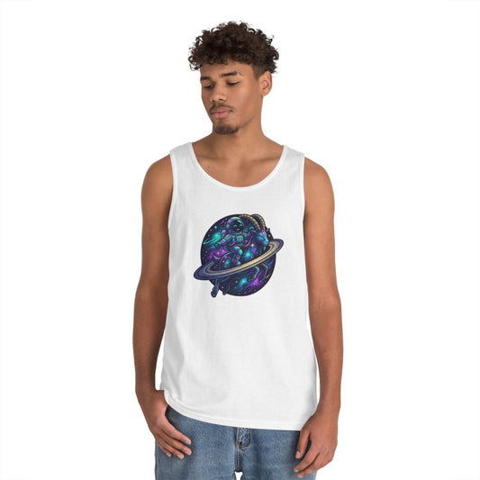 Color: White | Space Explorer Capricorn Tank Top