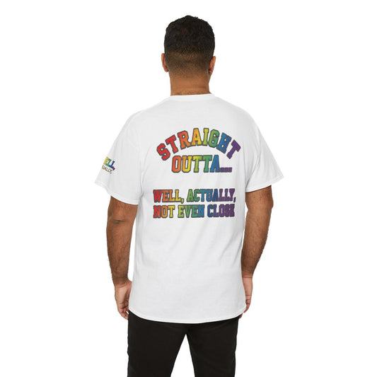 Color: White | Straight Outta Not Even Premium Graphic Tee