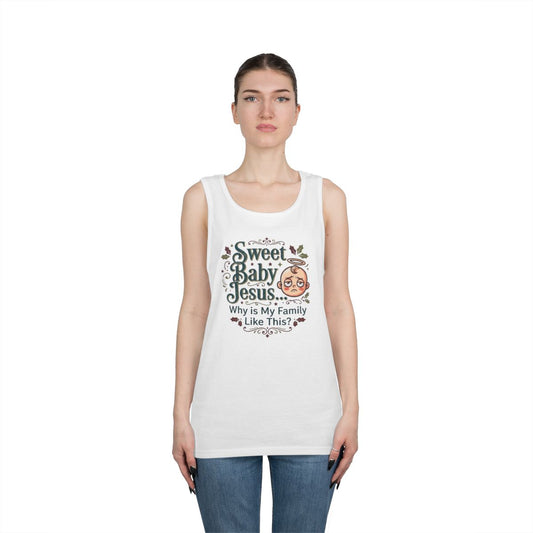 Color: White | Sweet Baby Jesus Tank Top