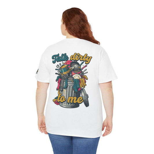 Color: White | Talk Dirty to Me Premium Graphic Tee