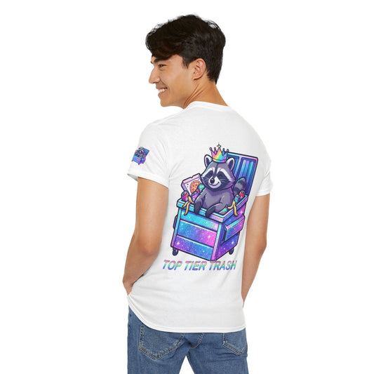 Color: White | Top Tier Trash Premium Graphic Tee