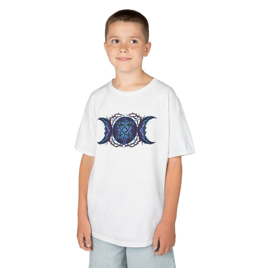 Color: White | Triple Goddess Tempest Kids Tee