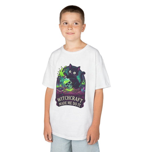 Color: White | Witchcraft Made Me Do It Kids Tee