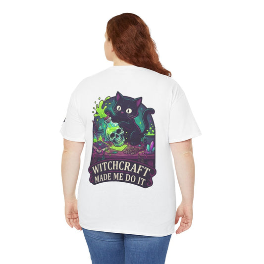Color: White | Witchcraft Made Me Do It Premium Graphic Tee