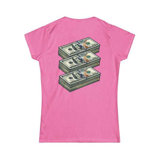 Color: Azalea | 100 Bucks Women's Tee