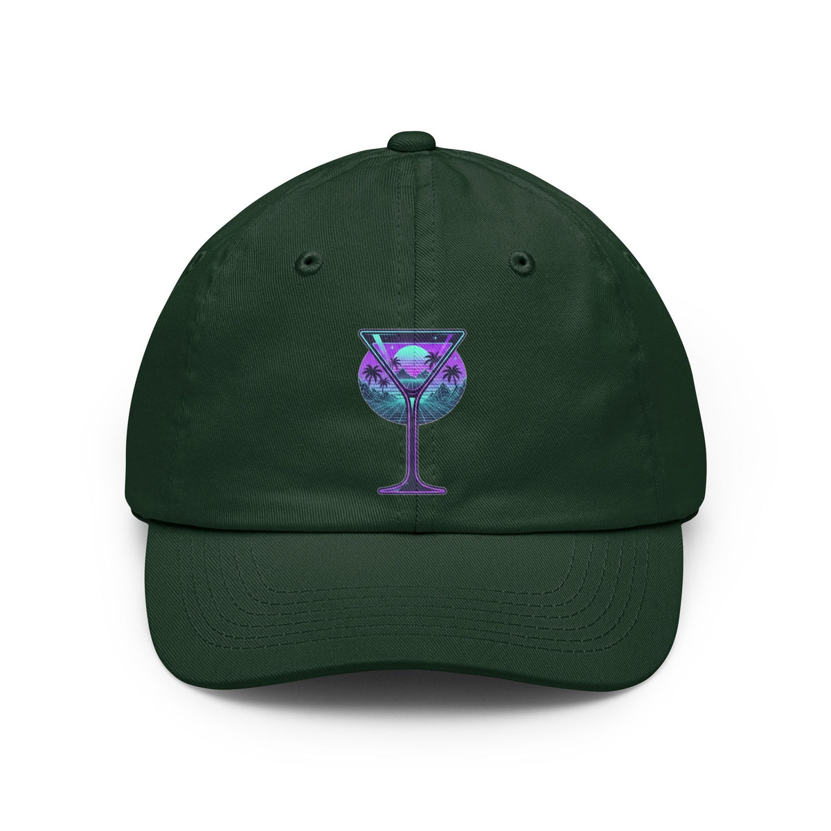 Color: Forest Green | Up All Night Dad Hat