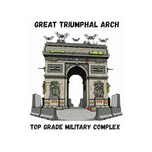 "Top Grade Military Complex" Sticker — Main