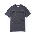 "Live Adventure - Snowboard" Unisex Garment-Dyed Tee