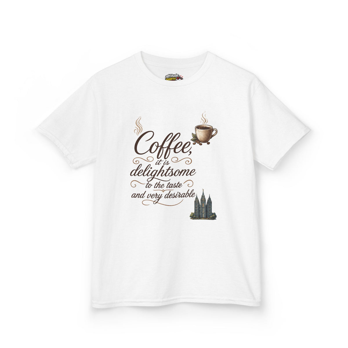 Color: White | Coffee is Delightsome Kids Tee