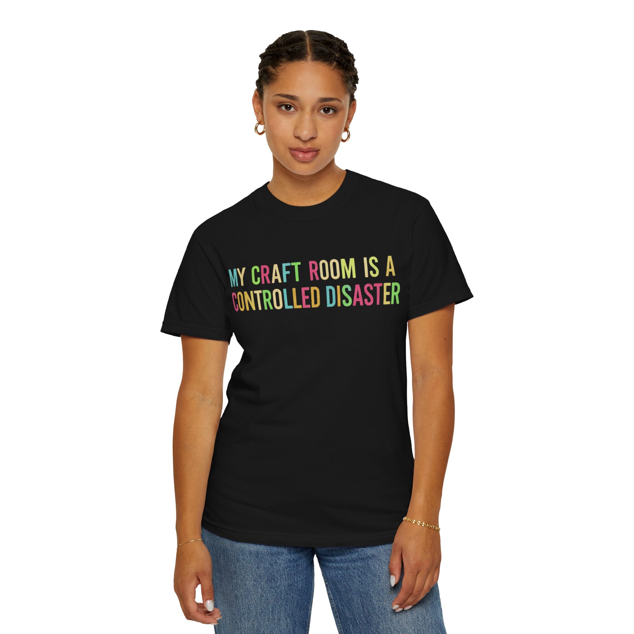 "Craft Room" Unisex Garment-Dyed T-shirt