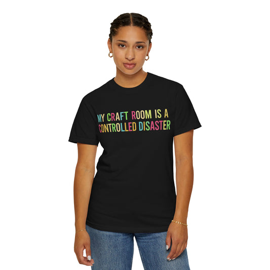 "Craft Room" Unisex Garment-Dyed T-shirt