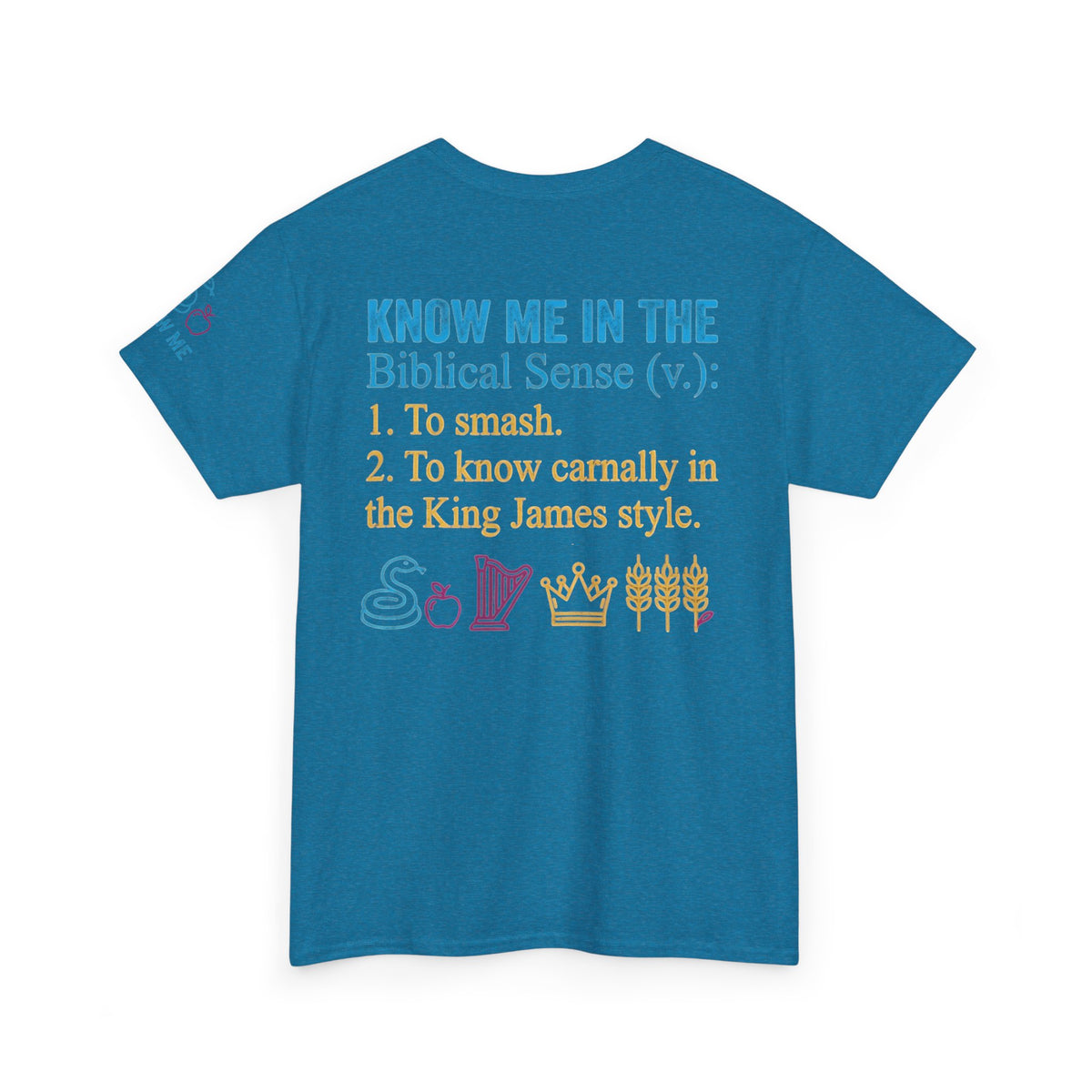 "Good Book Series Know Me In The Biblical Sense" Premium Graphic Tee