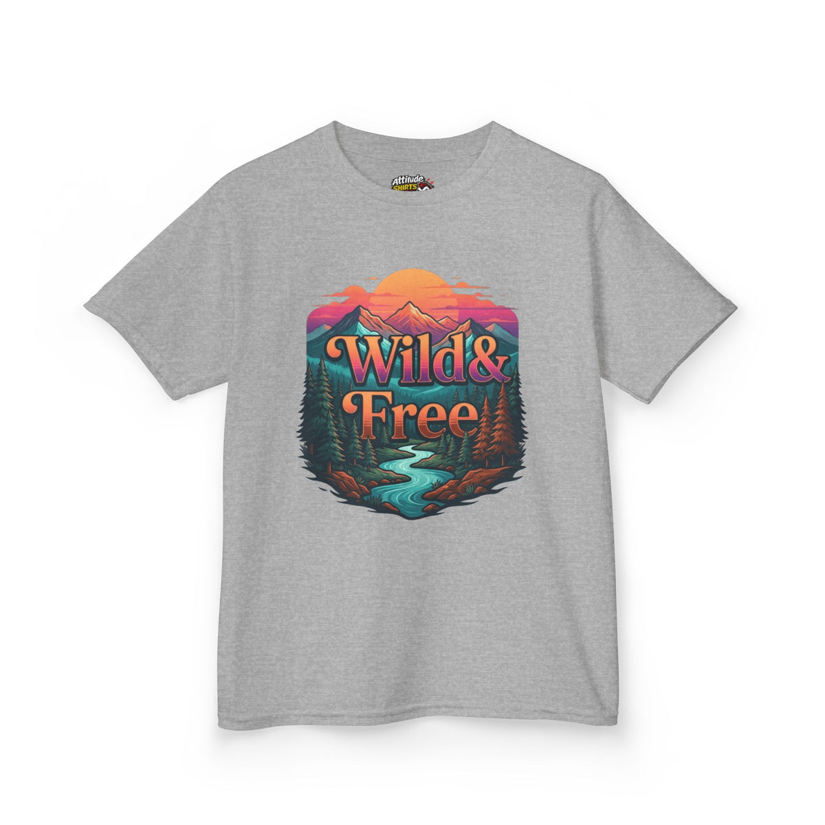 Color: Sport Grey | Wild & Free Kids Tee