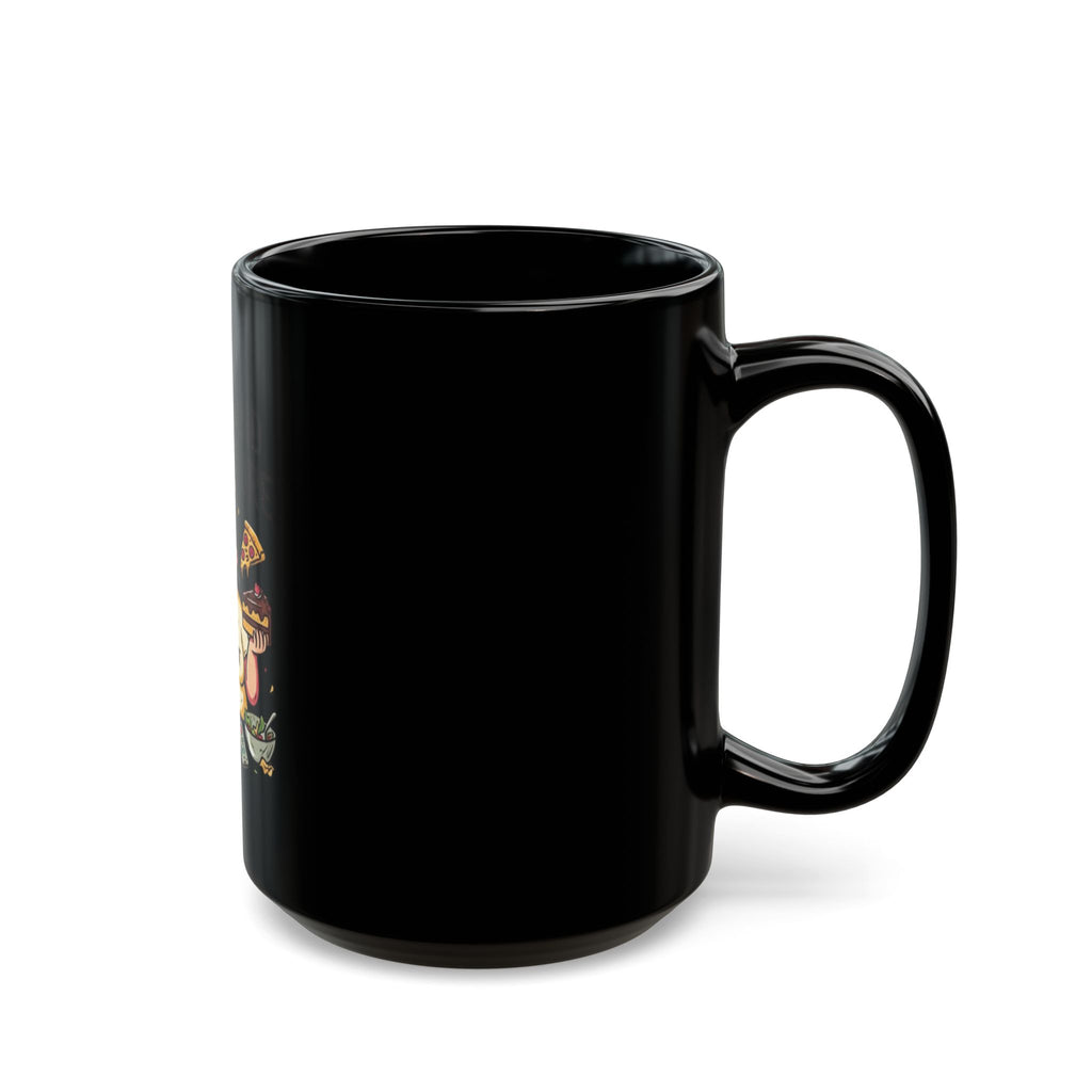 "Repent and Thin No More" Black Ceramic Mug
