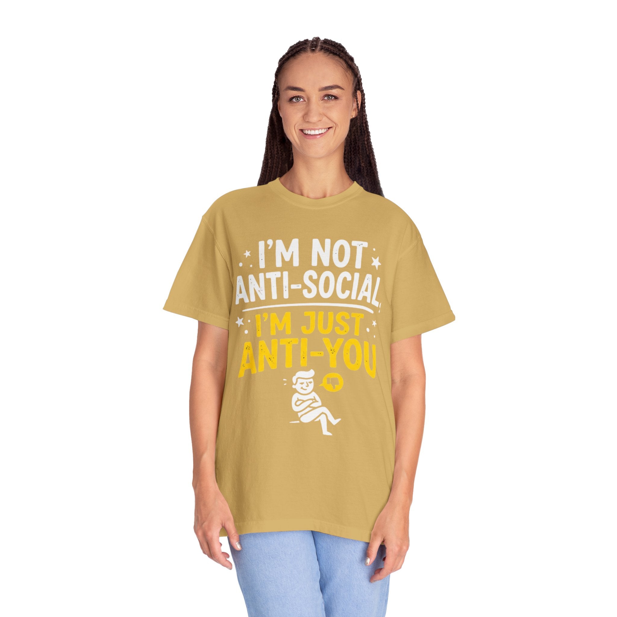 "Anti You" Unisex Garment-Dyed Tee
