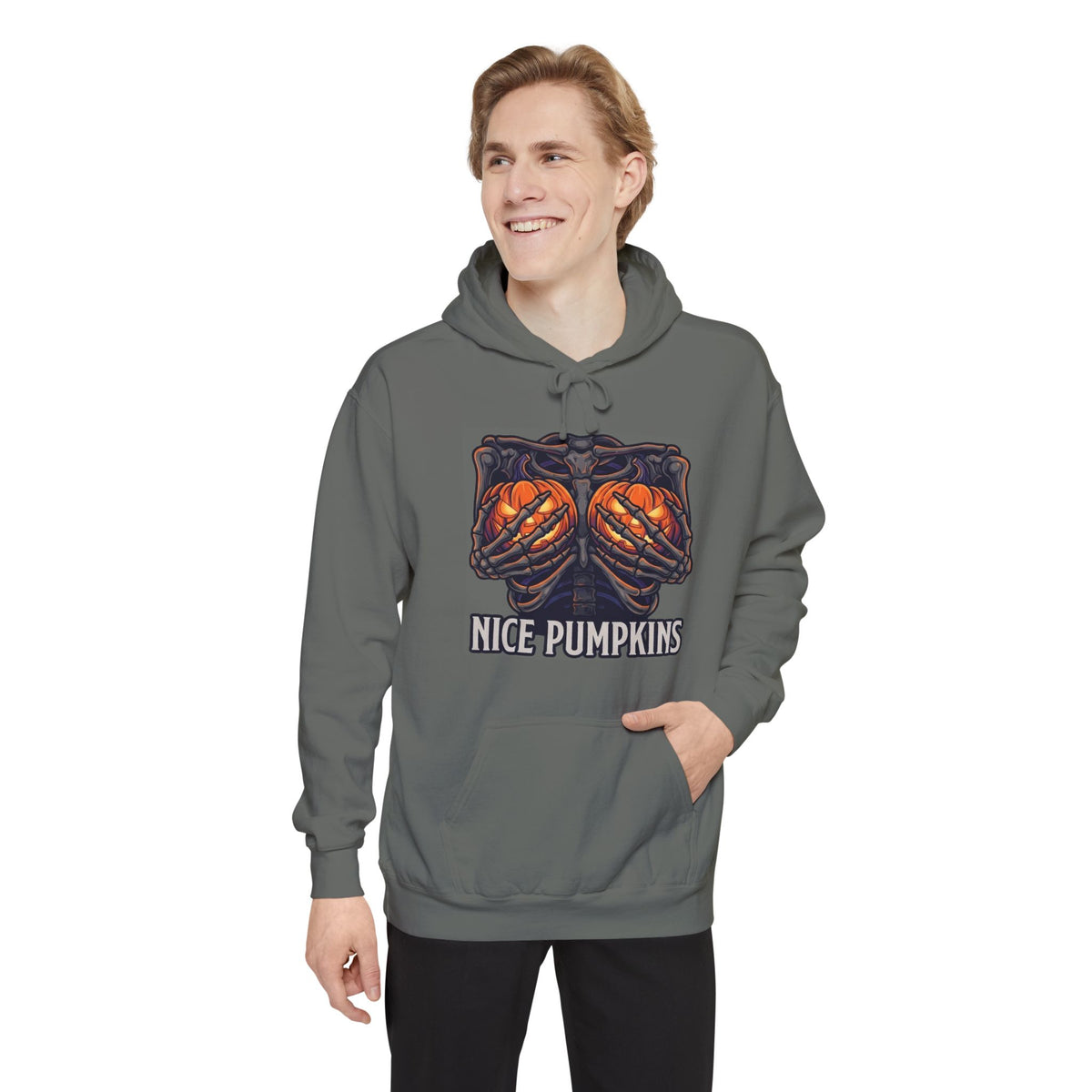 "Nice Pumpkins" Garment-Dyed Hoodie