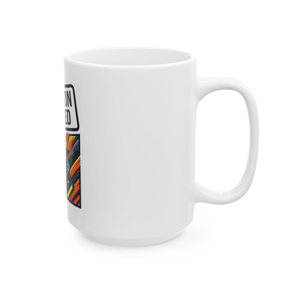 "Straight Of Hormuz is Open" White Ceramic Mug — Graphic