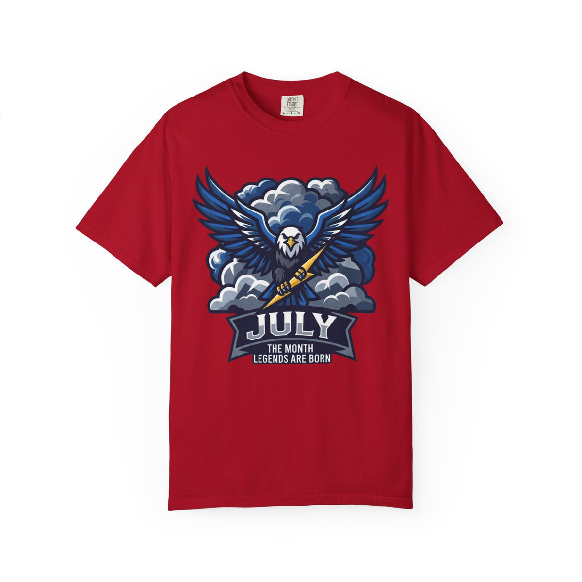 Color: Red | July Legend Unisex Garment-Dyed Tee