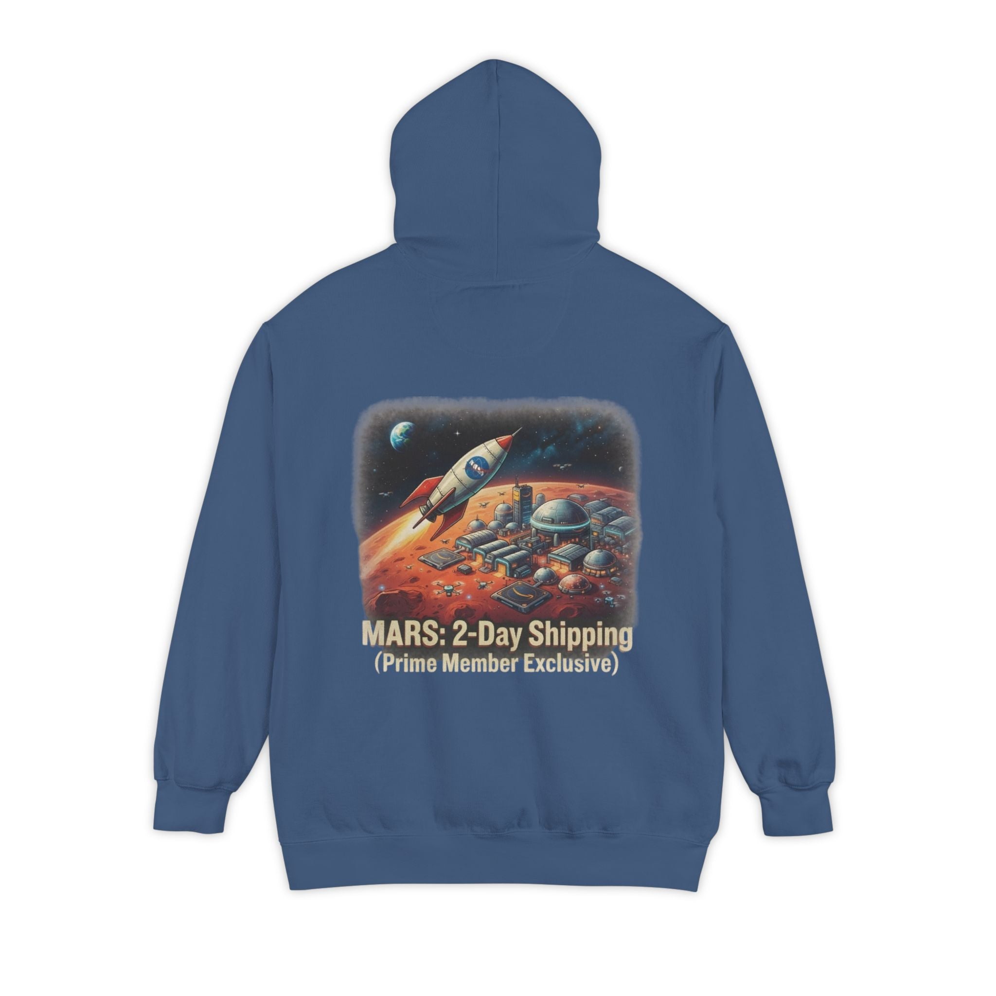 "Mars 2 Day Shipping" Garment-Dyed Hoodie