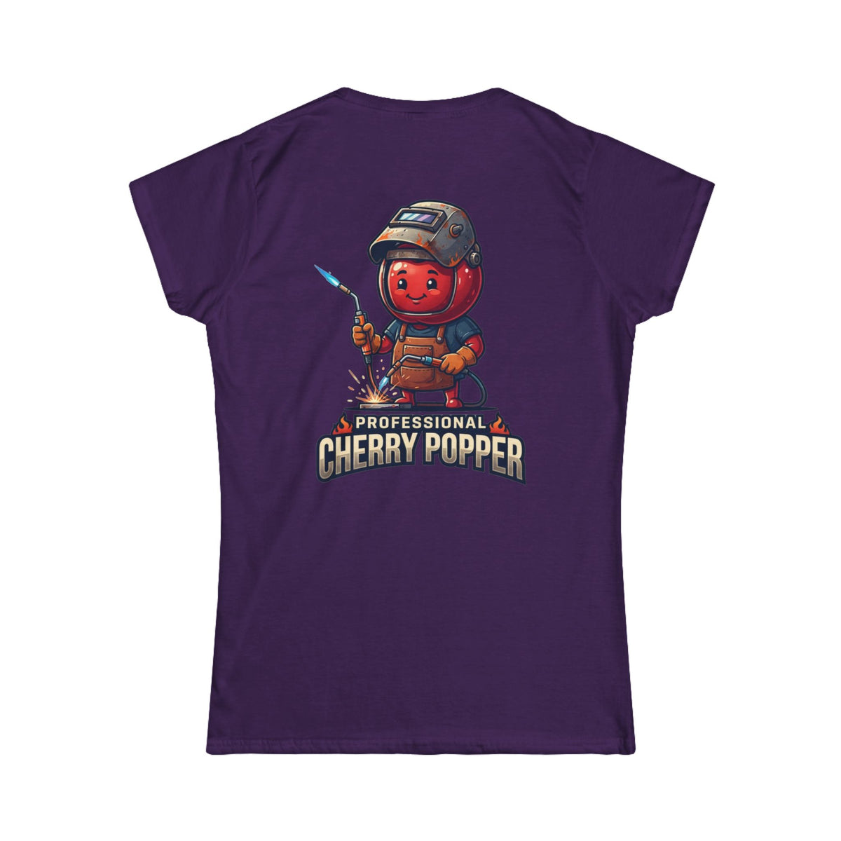 Color: Purple | Professional Cherry Popper Women's Tee