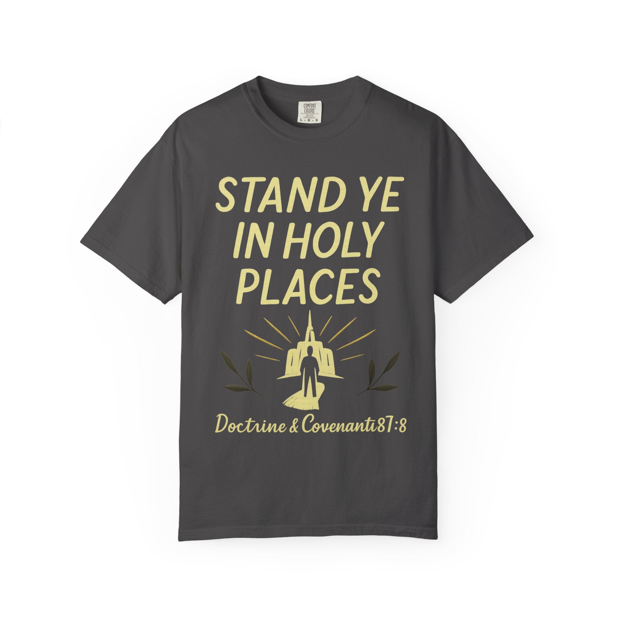 "Stand in Holy Places" Unisex Garment-Dyed T-shirt