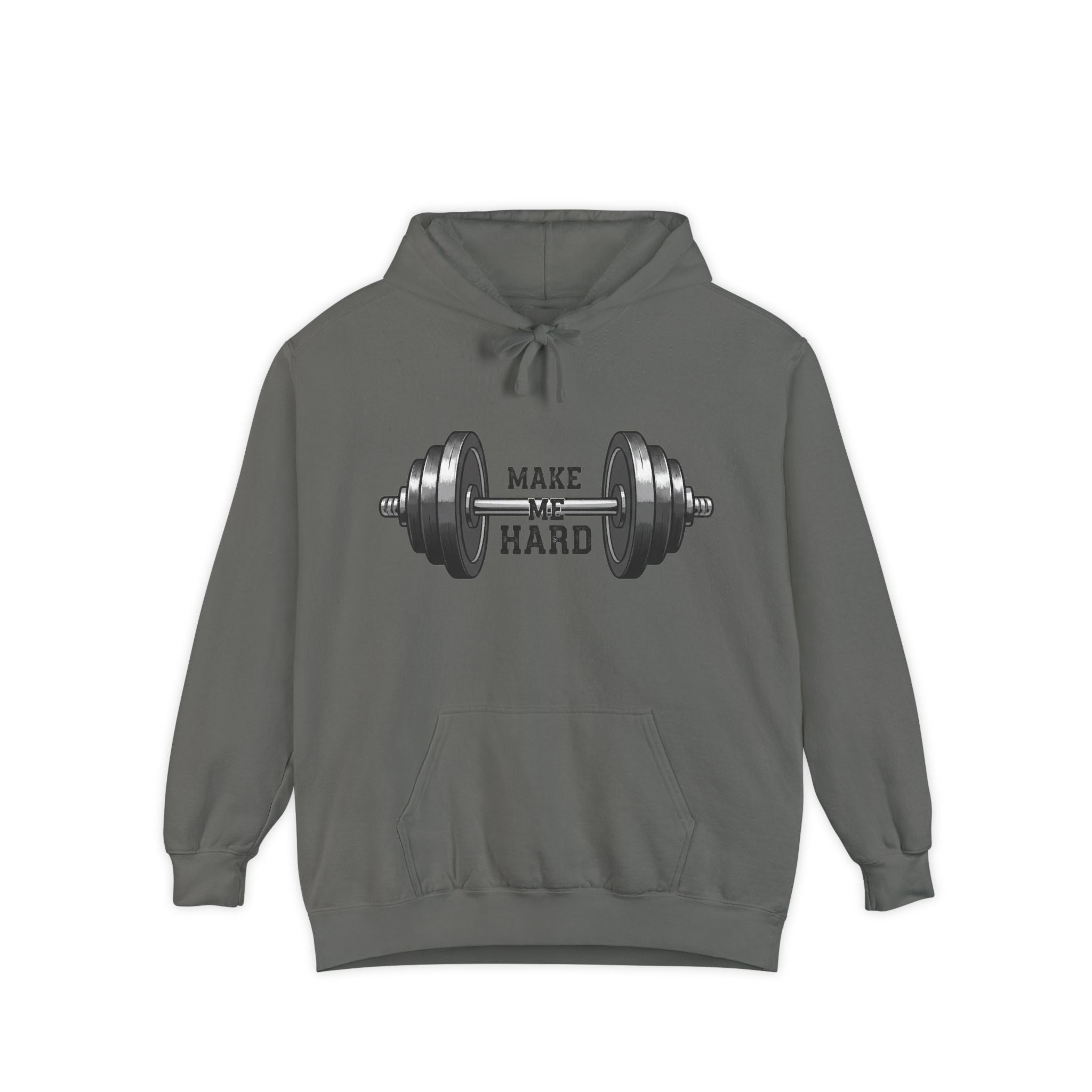 Make Me Hard - Morning Demands | Garment-Dyed Hoodie — AttitudeShirts