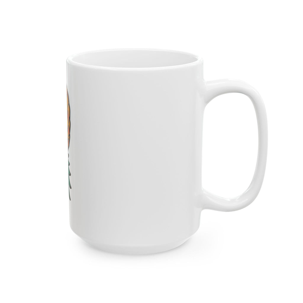 "Good Eating" White Ceramic Mug — Graphic