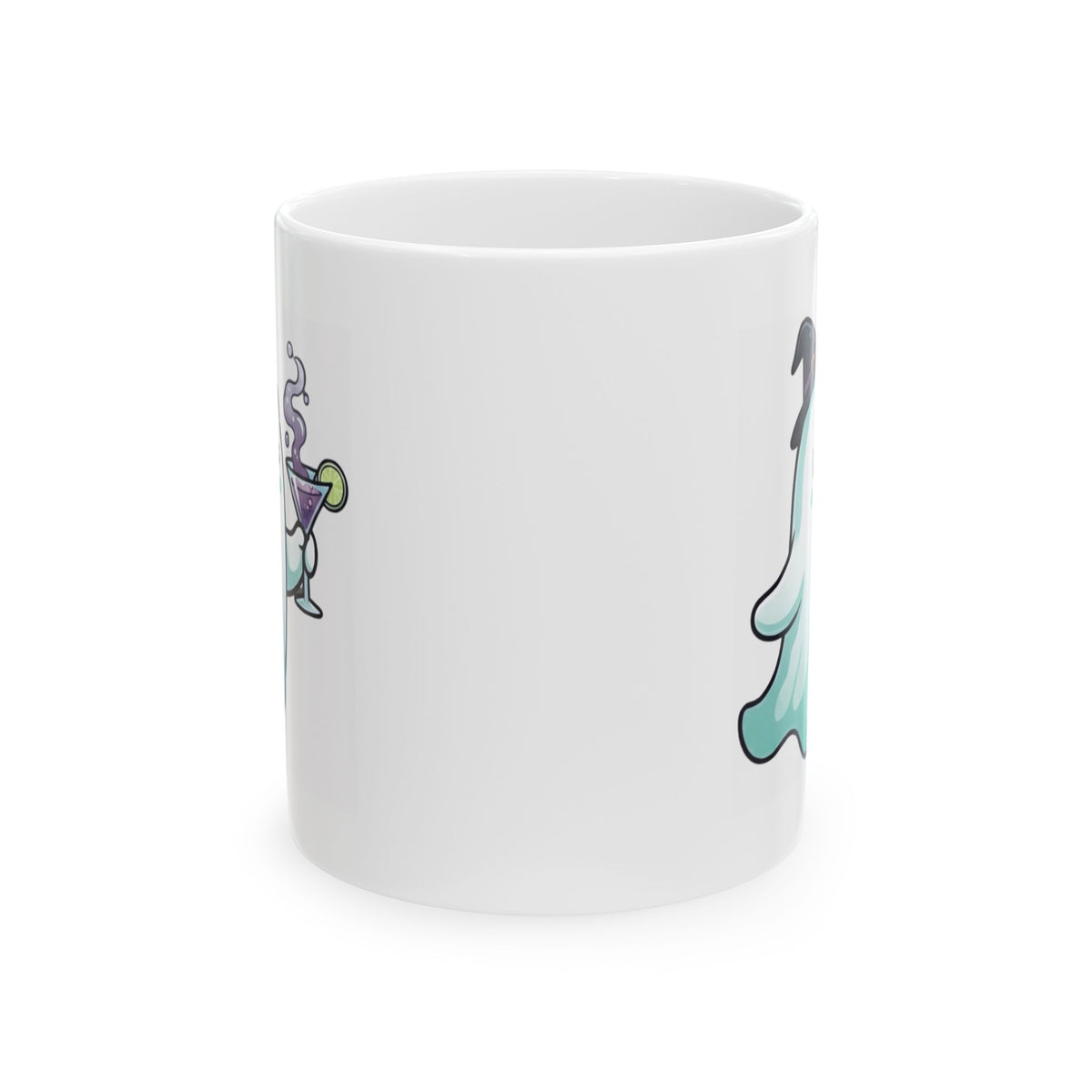 "I'm Here For The Boos" White Ceramic Mug — Graphic