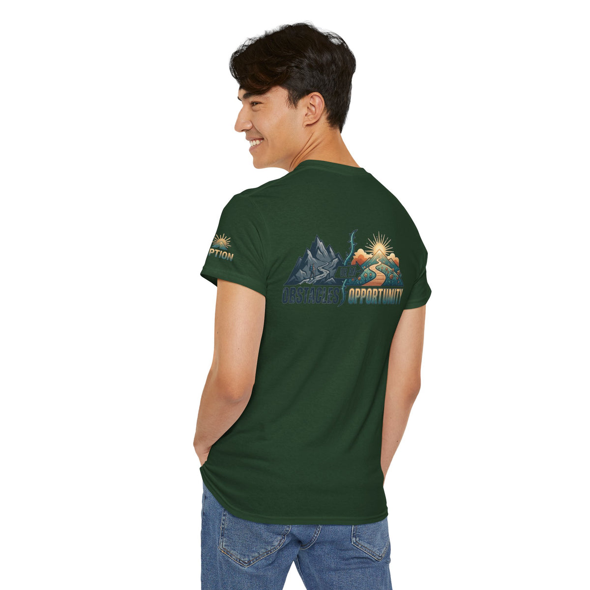 Color: Forest Green | Obstacle Or An Opportunity Premium Graphic Tee