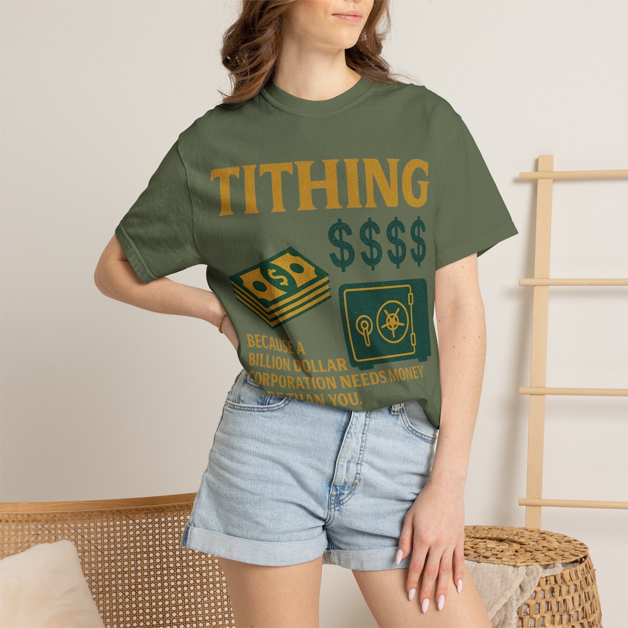 "Corporate Charity" Unisex Garment-Dyed T-shirt