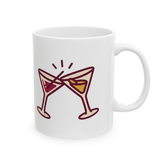 "Thanksgiving Regrets" White Ceramic Mug — Graphic