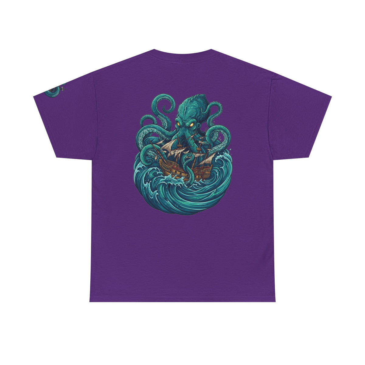 Color: Purple | The Kraken (Norse-Global Maritime) Premium Graphic Tee