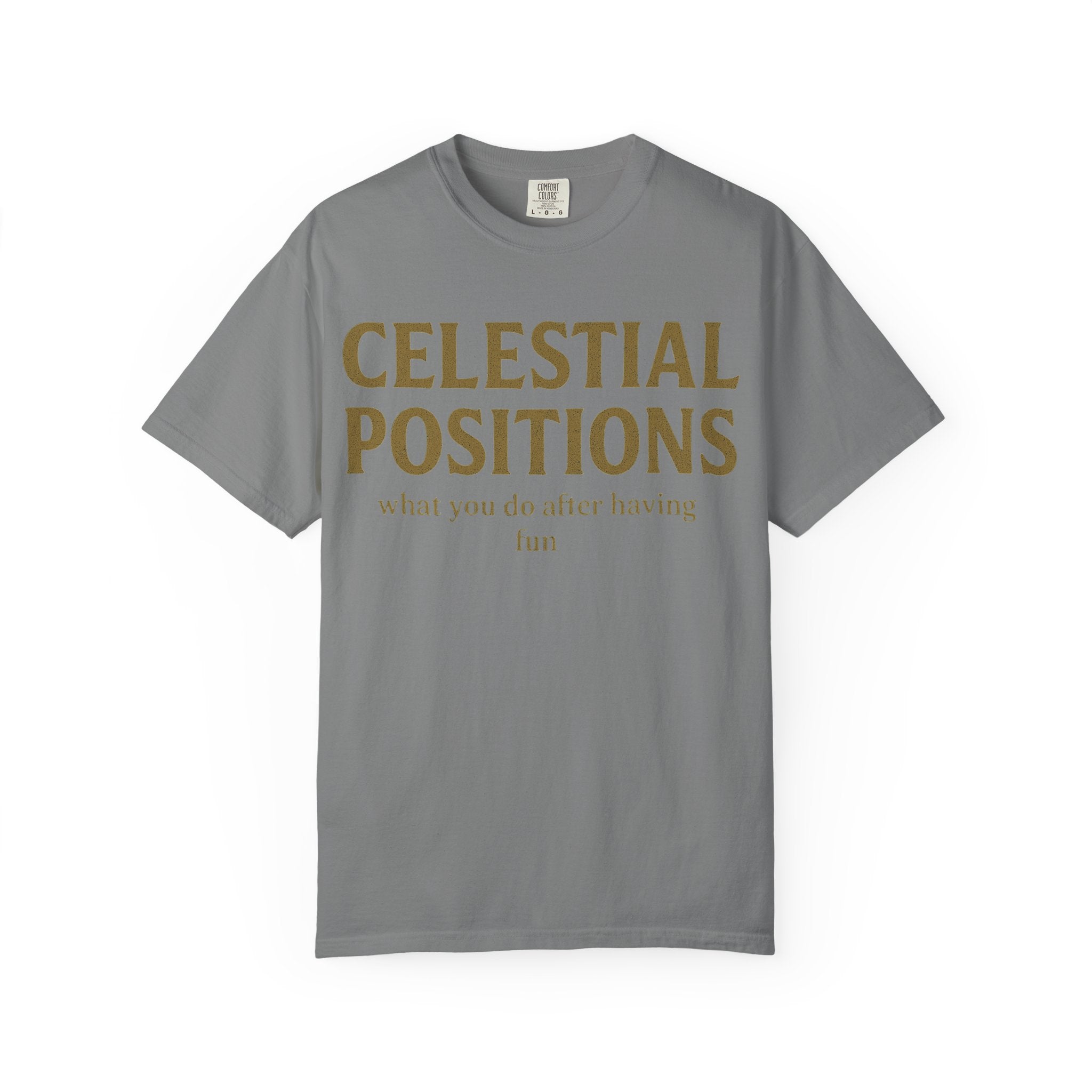 "Celestial Positions" Unisex Garment-Dyed T-shirt