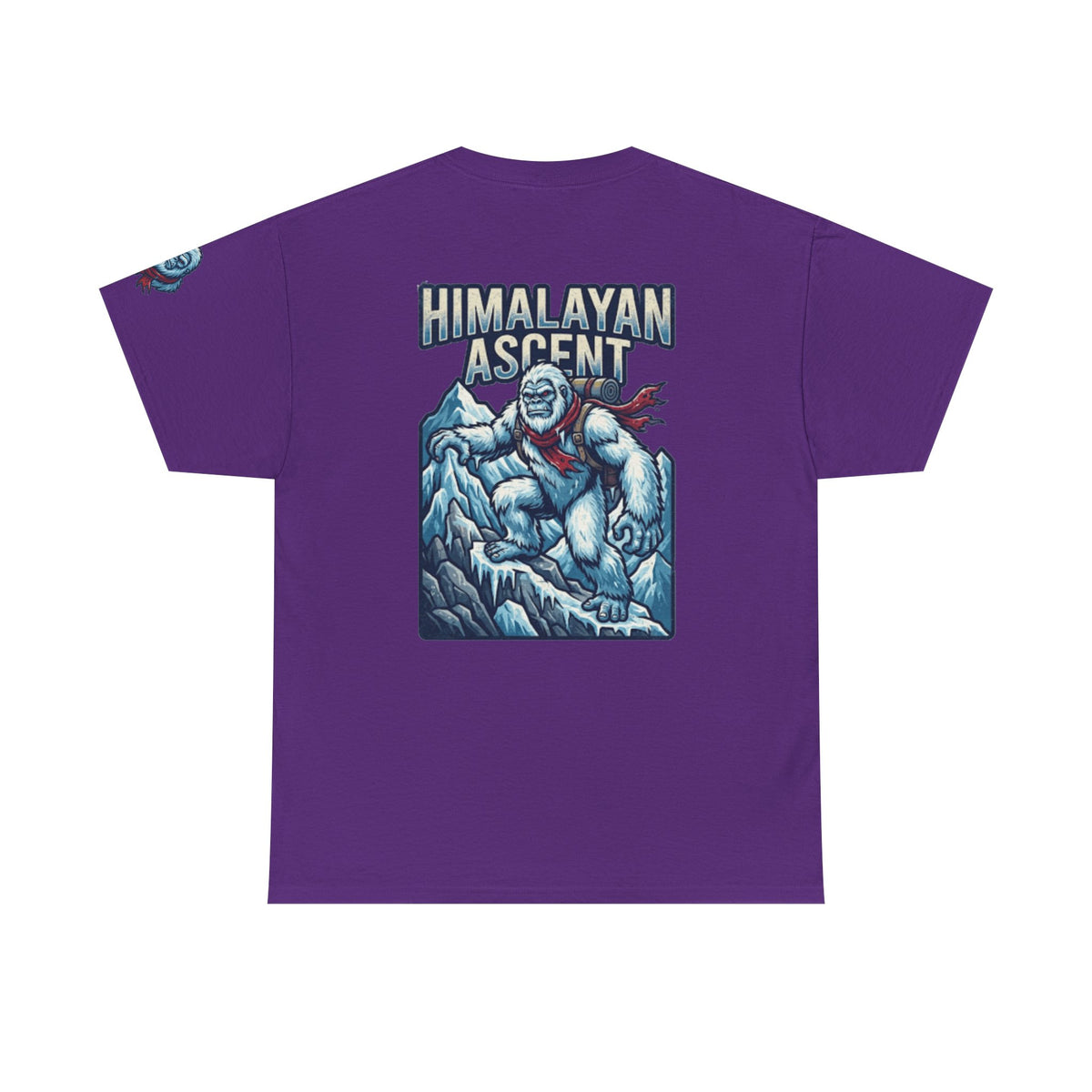 Color: Purple | Yeti-Abominable Snowman (Himalayas) Premium Graphic Tee