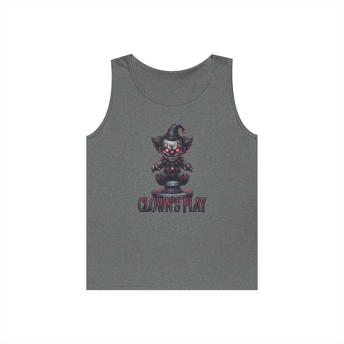 Color: Graphite Heather | Clown Play Tank Top