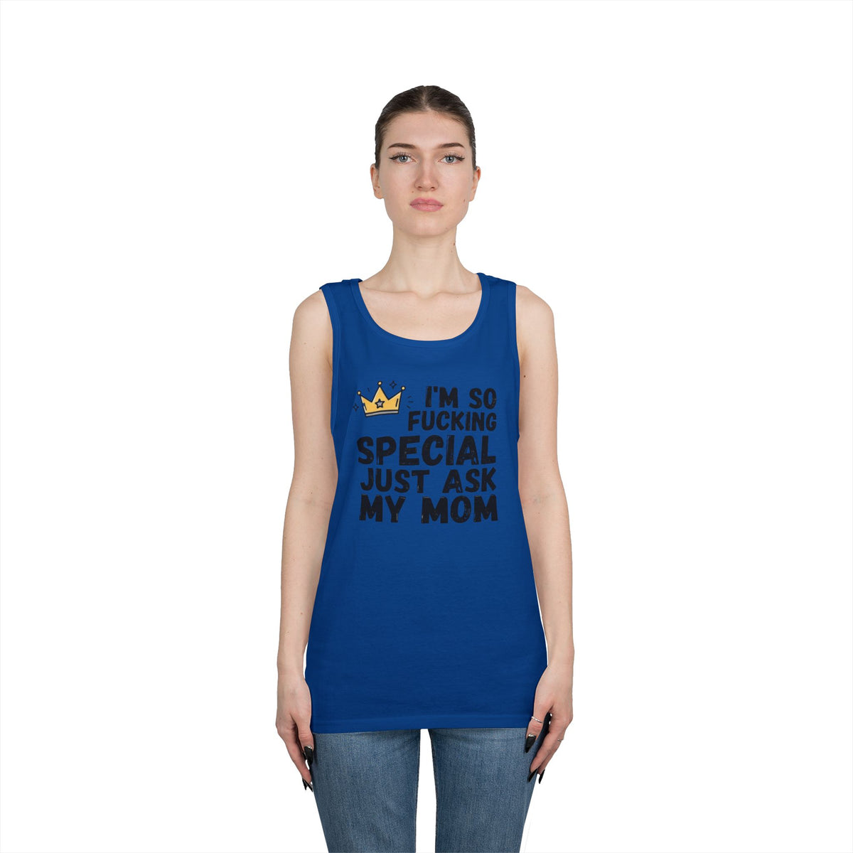 Color: Royal | I'm Fucking Special Tank Top