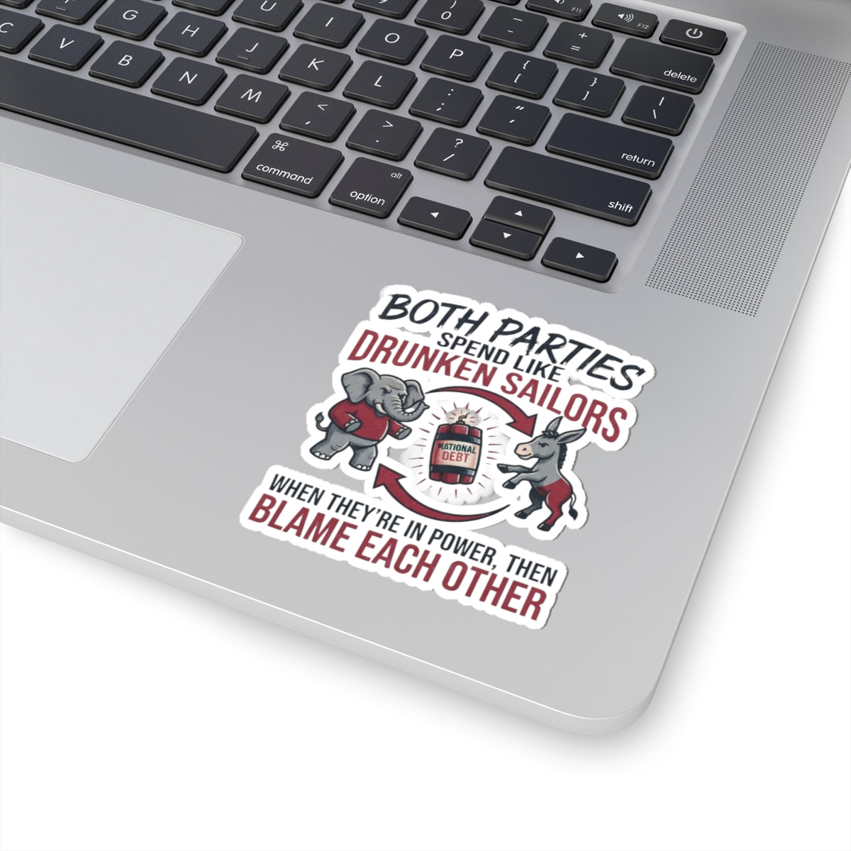 "Protest Series - Audit The Spending" Sticker — Main