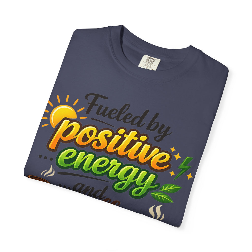 "The High-Voltage Morning Routine" Unisex Garment-Dyed T-shirt