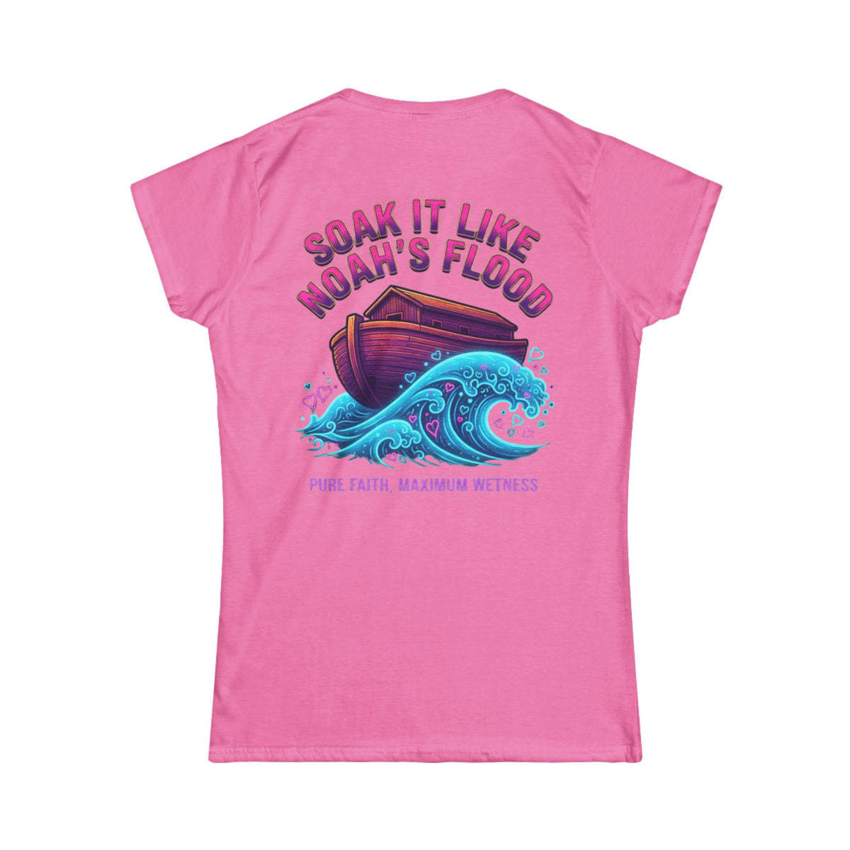 "Good Book Series Soak it Like Noah's Flood" Women's Tee