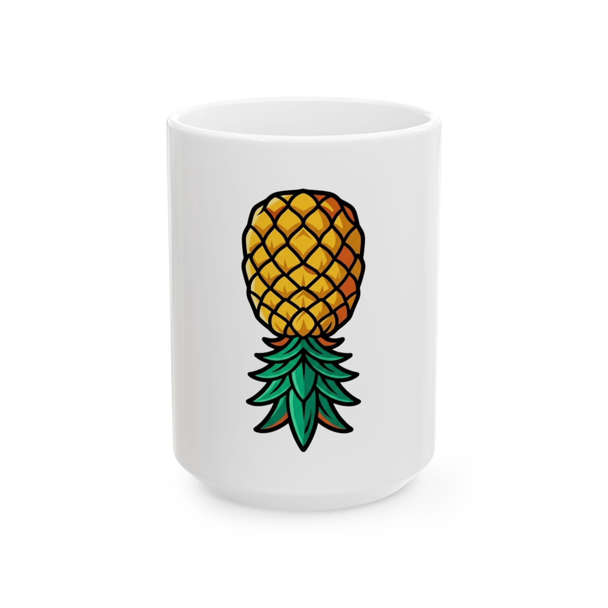 "Good Eating" White Ceramic Mug — Graphic